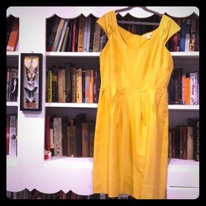 Yellow Silk Dress